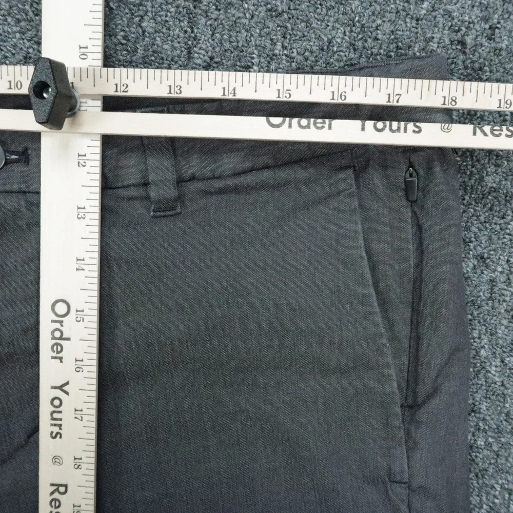 Lululemon Pants Mens 36x32 Gray Commission Slim Oxford Zip Pocket Straight